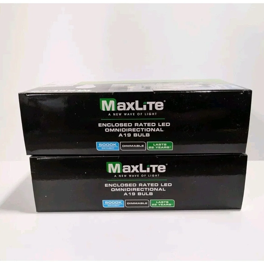 8 Maxlite Dimmable LED Soft White Light Bulb‎ 13-Watt 100 Watt replacement 5000k